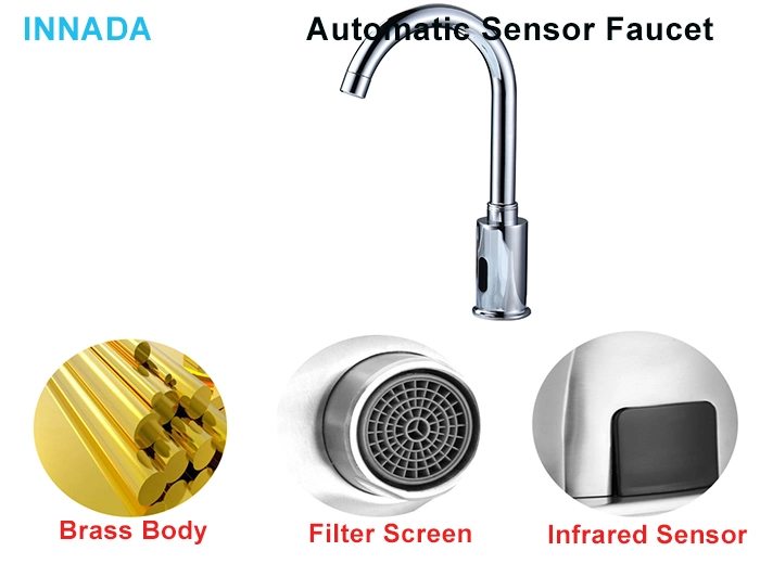 Luxury Smart Touchless Bathroom Kitchen Sink Automatic Sensor Faucet