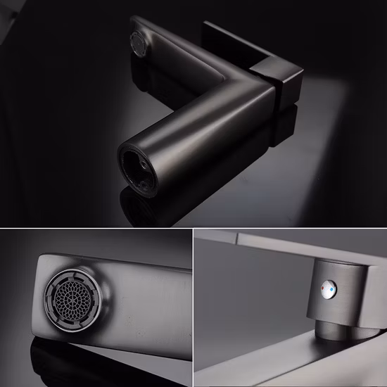 Сантехника Tiema, смеситель-водопад с одним отверстием, ванная комната, кухня, латунный смеситель для раковины, узор на заказ